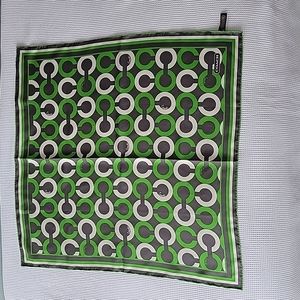 Coach Silk Scarf square 26"×26"
